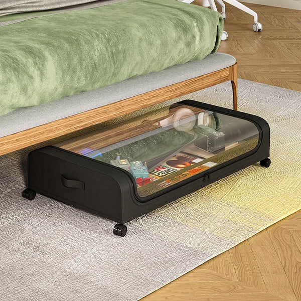 Graceful Nest Black Rolling Space Saver