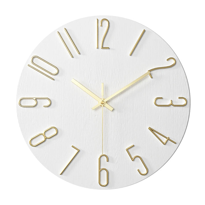 Graceful Nest C Nordic Serenity Silent Wall Clock