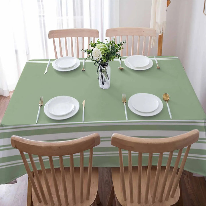 Graceful Nest Classic Striped Green Table Decor