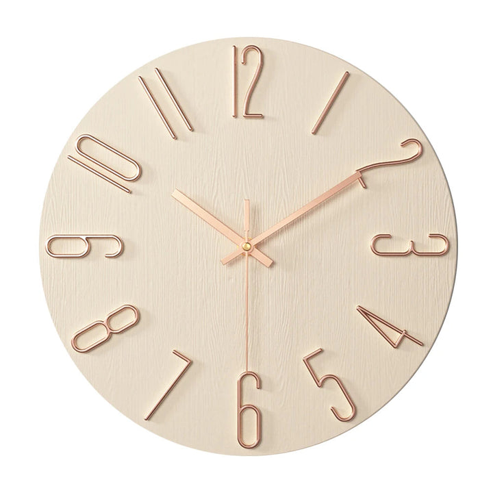 Graceful Nest G Nordic Serenity Silent Wall Clock