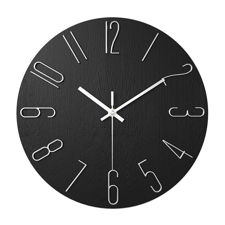 Graceful Nest H Nordic Serenity Silent Wall Clock