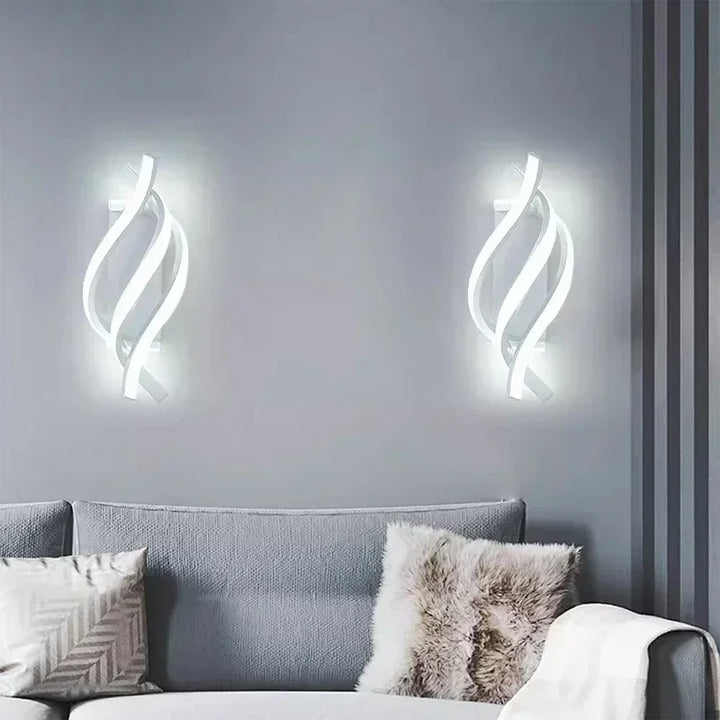 Graceful Nest SwirlGlow Wall Sconce