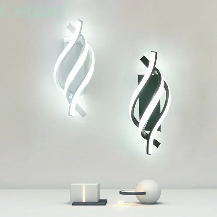 Graceful Nest SwirlGlow Wall Sconce