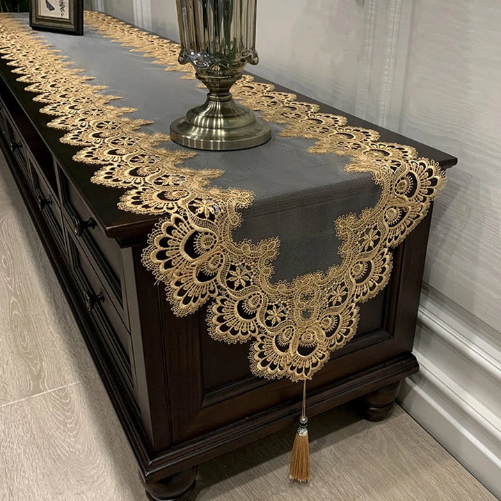 Graceful Nest Vintage Lace Table Accent